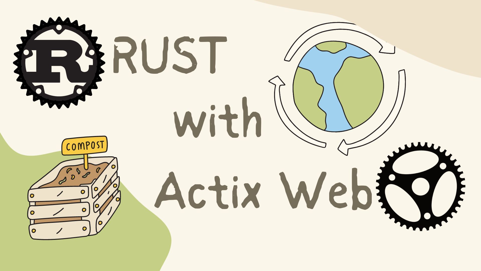 How to create a web app using rust