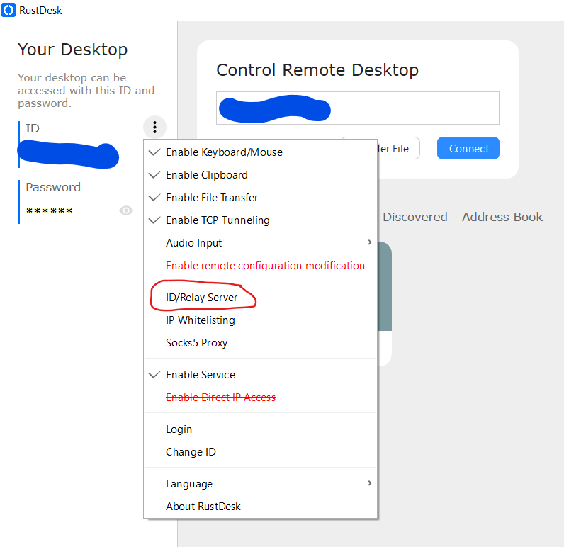 Setting up your own custom remote desktop for free with rustdesk